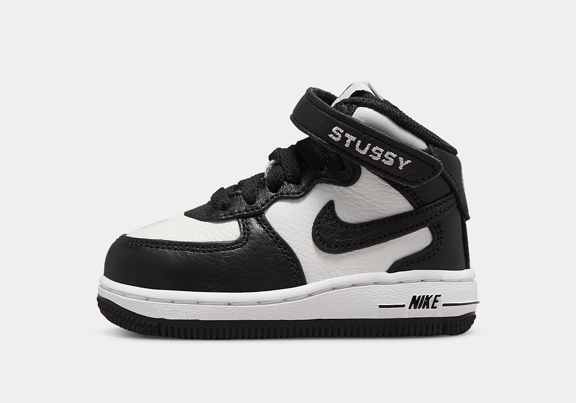 Stussy x Nike Air Force 1 Mid Toddler