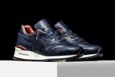 New Balance 997 Horween Leather Navy