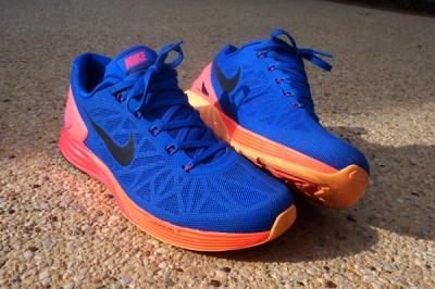 Nike Lunarglide 6 Blue Orange Yellow 7