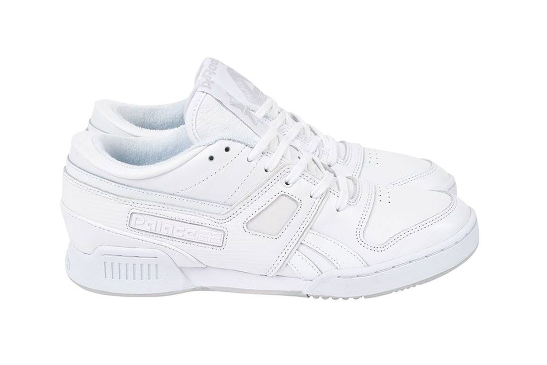 Palace Reebok Classics Workout Low Official Look White Lateral Side Shot