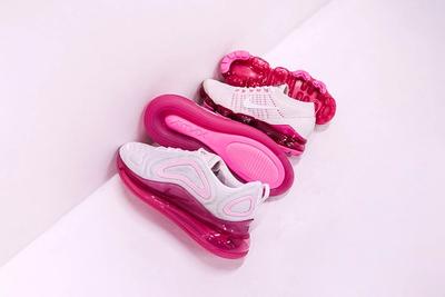 Retro Future Pack Fuchsia Pink Air Max 720 Vapormax 3 Group On Pink