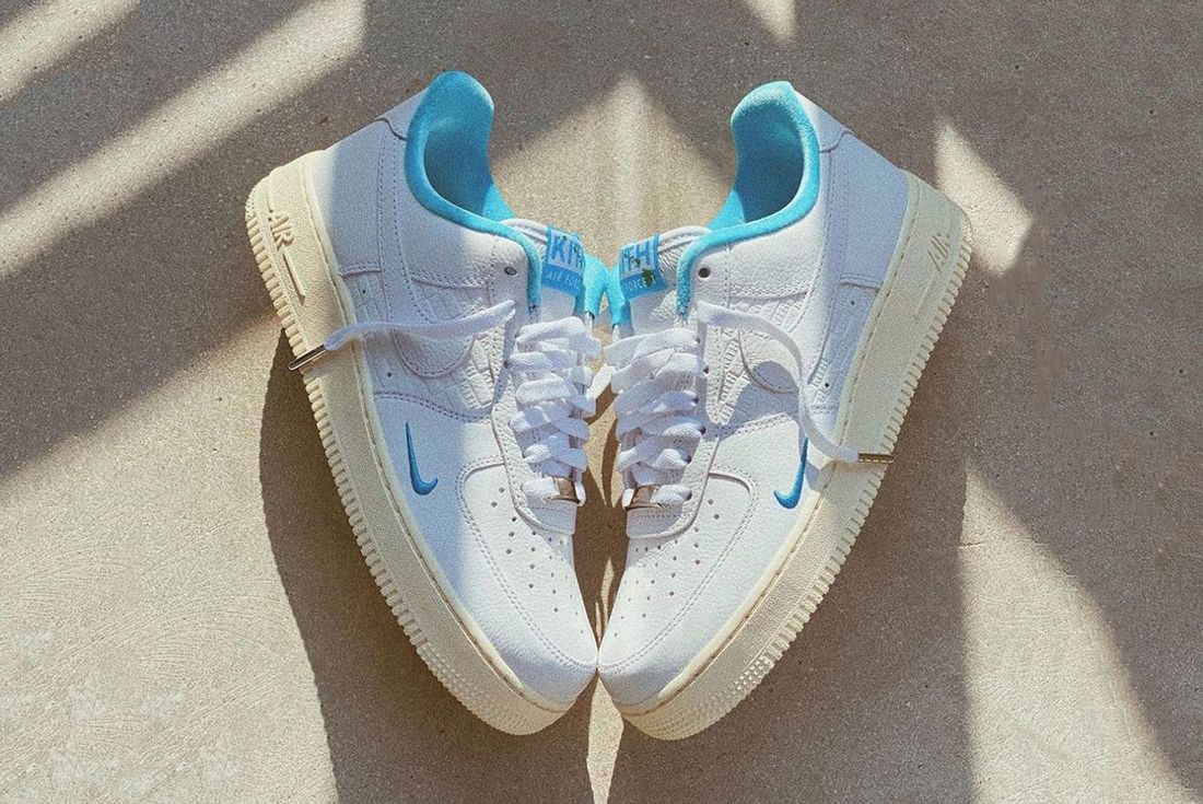 Best Look Yet: Kith x Nike Air Force 1 Low 'Hawaii' Releases in
