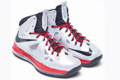 Nike Lebron X Id White Red Quater Toes 1