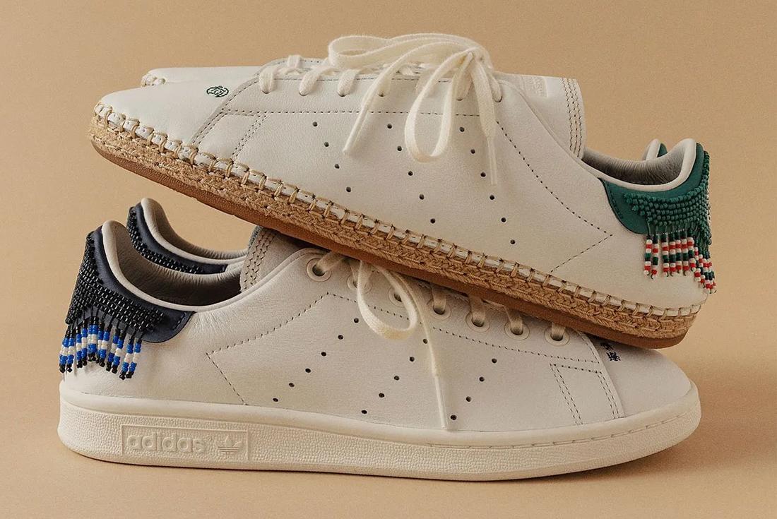 clot adidas stan smith beaded stacked