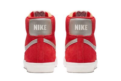 Nike Blazer Mid Vintage Red Cj9693 600 6 Heel