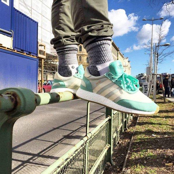 Shops adidas iniki mint green