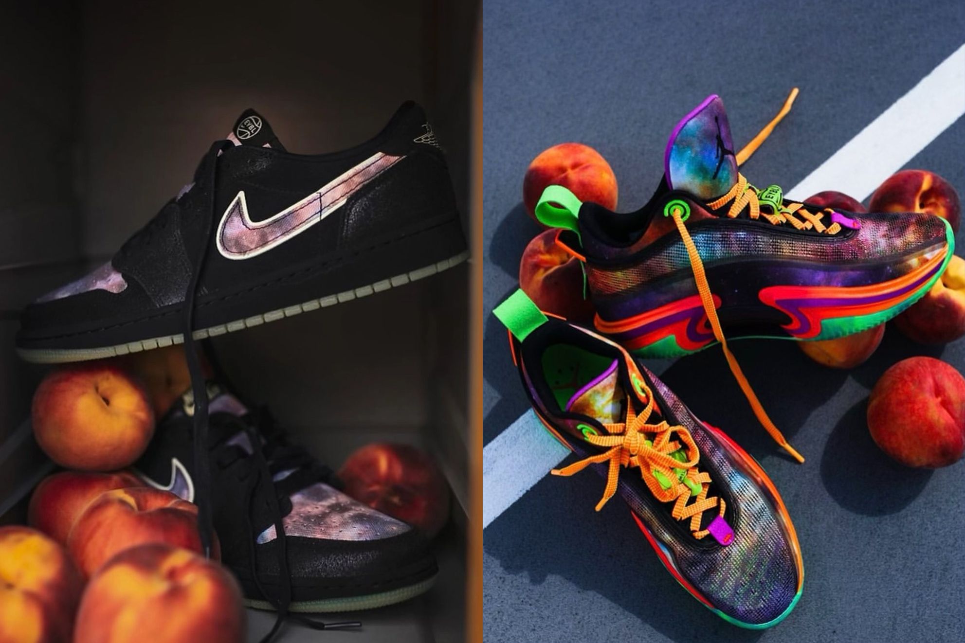 Jordan peach and black jordan 1 Brand Reveal 2022 EYBL Peach Jam Collection - Sneaker Freaker