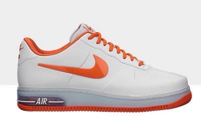 Nike Air Force 1 Foamposite Low White Orange 1