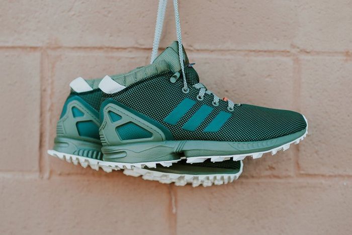 adidas zx flux blue and green