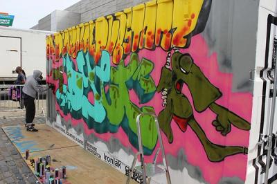 Boxpark Live Graffiti Zombie Dyet Dds 9