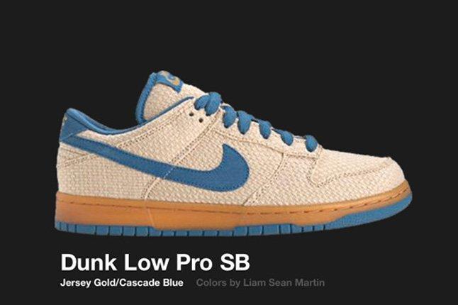 Nike Dunk Low Sb Jersey Gold Blue 2004 2