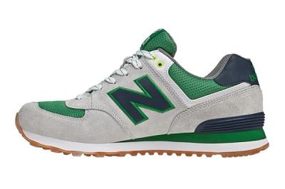 New Balance 574 The Yacht Club Collection Green Profile 1