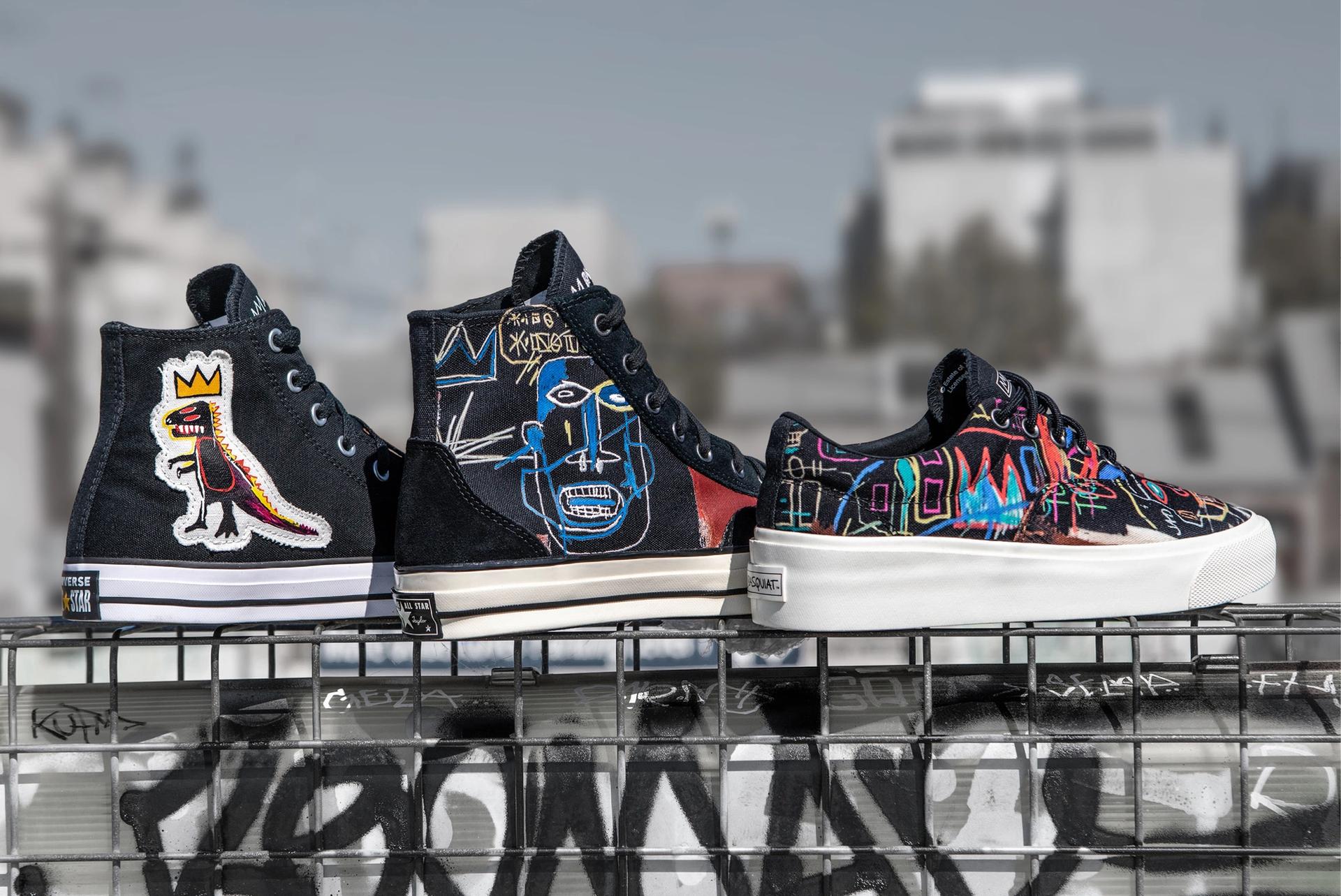 converse x basquiat skid grip ox