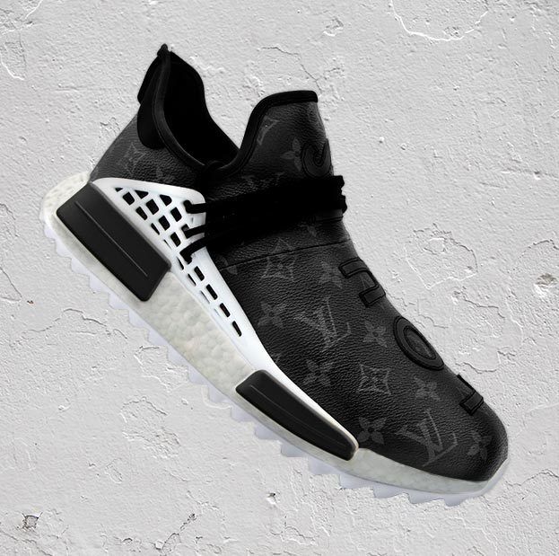 These Louis Vuitton x adidas Hu NMDs 'Eclipse' Other Customs - Sneaker  Freaker