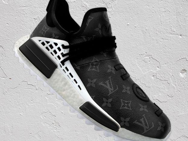Siempre Gran roble Deseo These Louis Vuitton x adidas Hu NMDs 'Eclipse' Other Customs - Sneaker  Freaker