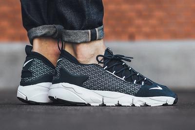 Nike Air Footscape Jacquard Armory Navy Blue White 3