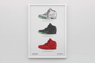 New Range Sneaker Art By Kick Posters 4