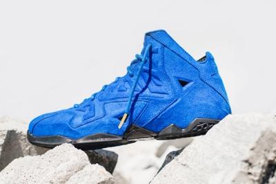 Nike Lebron 11 Ext Blue Suede 1