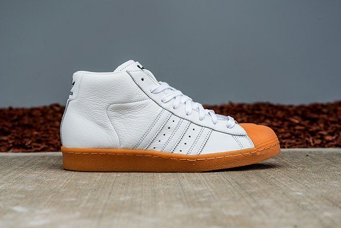 adidas Pro Model 80s Dlx (White/Gum) - Sneaker Freaker