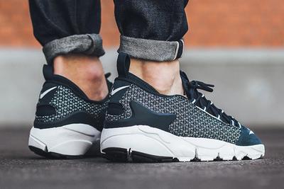 Nike Air Footscape Jacquard Armory Navy Blue White 1