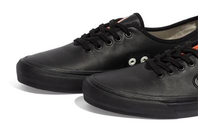 Taka Hayashi Vans Authentic One Piece Black Leather Release Date Toes