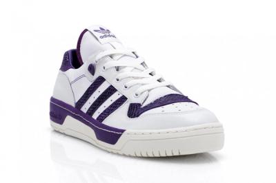 Purple Adidas Rivalry Lo Limited Edition Quater Front 1