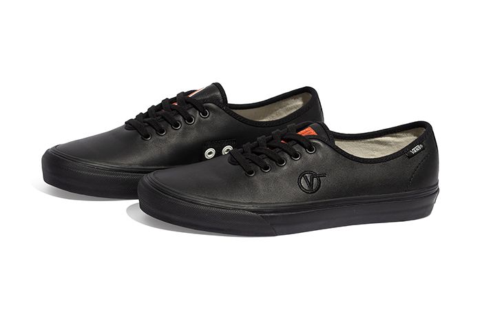 Taka Hayashi Vans Authentic One Piece Black Leather Release Date Pair