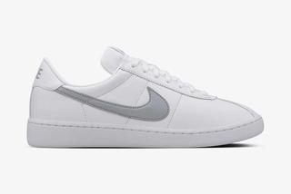 nikelab bruin leather sneakers