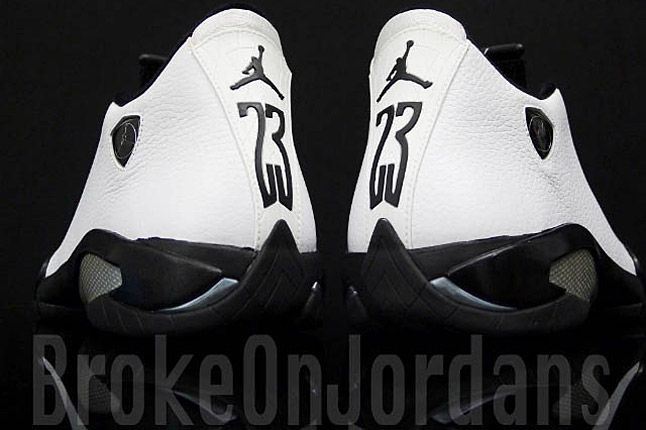 jordan retro 14 white black