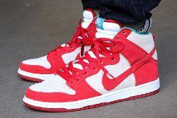 Nike Dunk High Pro Sb Gym Red White Thumb