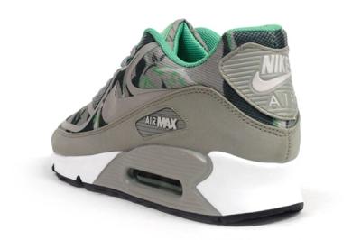 Nike Am90 Prm Tape Green Camo Heel Quarter 1