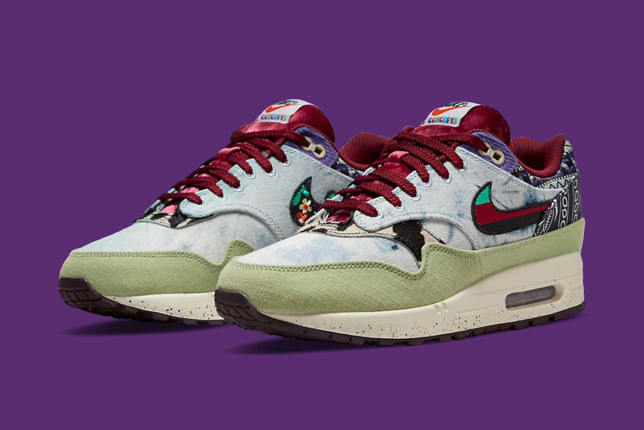 Where to Buy the Concepts x Nike Air Max 1 'Mellow', the JJJJound x New