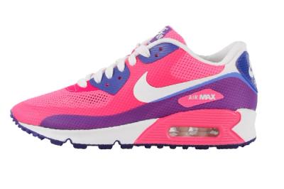 Nike Air Max 90 Premium Hyperfuse 2013 Pink Side Profile 1