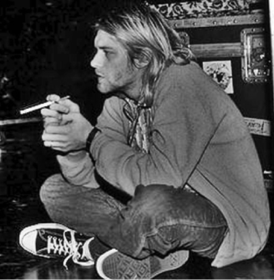 Kurt Cobain Indossa All Star