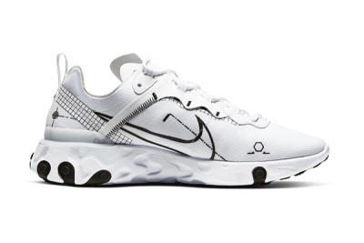 Nike React Element 55 Schematic Release Date Medial