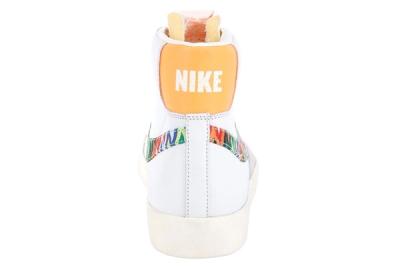 Nike Blazer Mid 77 Prm Vntg Sail Bright Citrus Heel 1