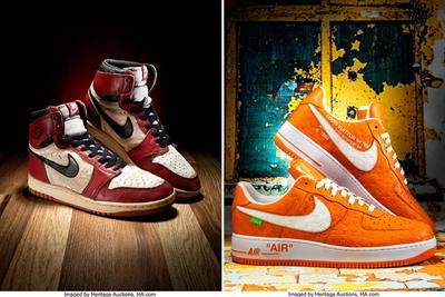 Other Swoosh-adorned notables include F&F pairs of the Prototype and Louis Vuitton Nike Air Jordan 1
