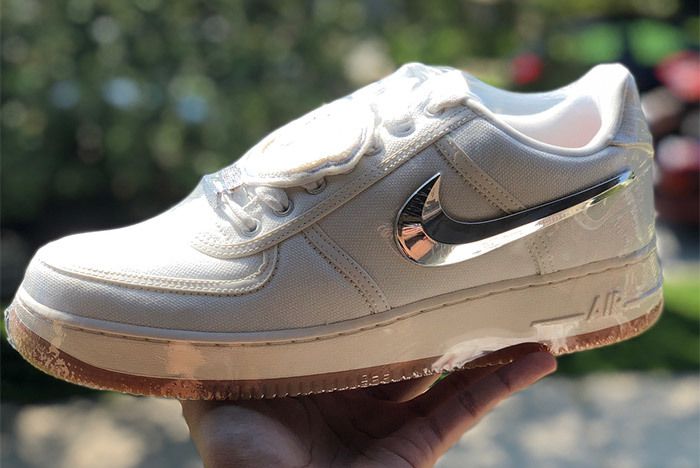 travis scott x air force 1 sail