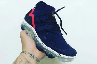 Nike Air Vapormax Mid Blue Red 3