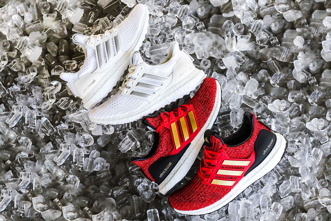 Game Of Thrones Ultra Boost Red Gold And White Side 5