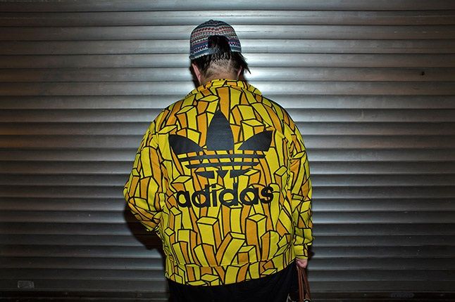 Hong Kong Sneaker Snaps Adidas Originals Gold Jacket 1