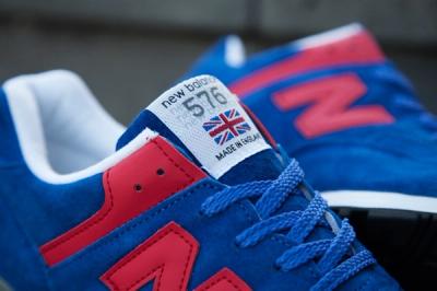 New Balance 576 Wmns Make In Uk Royal Red Hype Dc 1