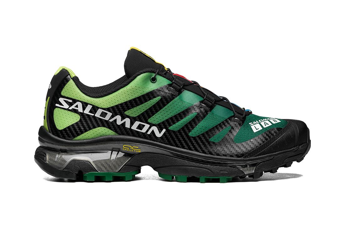 salomon xt-4 og lime green 25.5cm - スニーカー