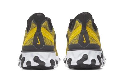Nike React Element 55 Yellow Snakeskin Release Date Heel