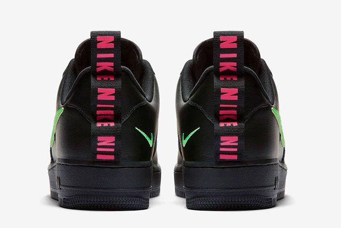 Nike Air Force 1 Lv8 Ul Black Green Toe Heel