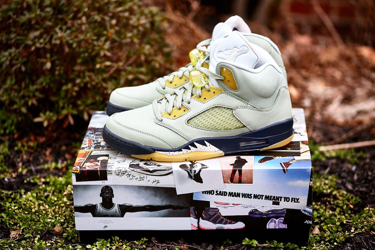 Release Date: men's nike air jordan v shoes Air Jordan 5 'Jade Horizon' - Sneaker Freaker
