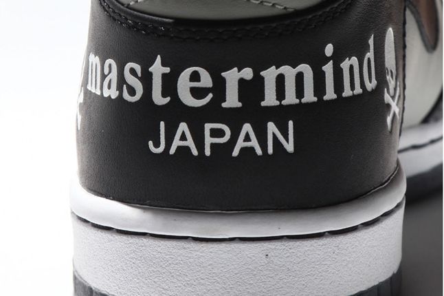 Mastermind Japan Nike Dunk Hi Grey Heel 1