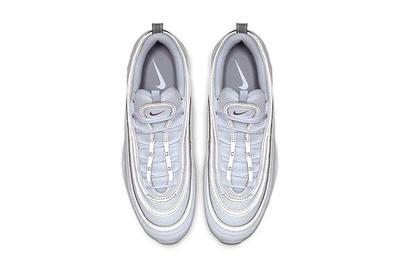 Nike Air Max 97 White Metallic Silver Top