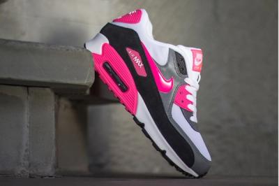 Nike Air Max 90 Cool Grey Black Hyper Pink 2