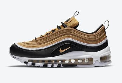 Nike Air Max 97 Black and Gold Left